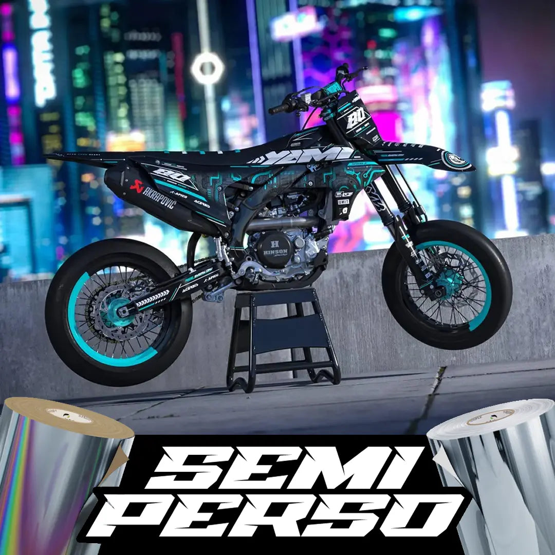 Kit déco Supermotard Techno Edition | Semi Personnalisable Fifty Design