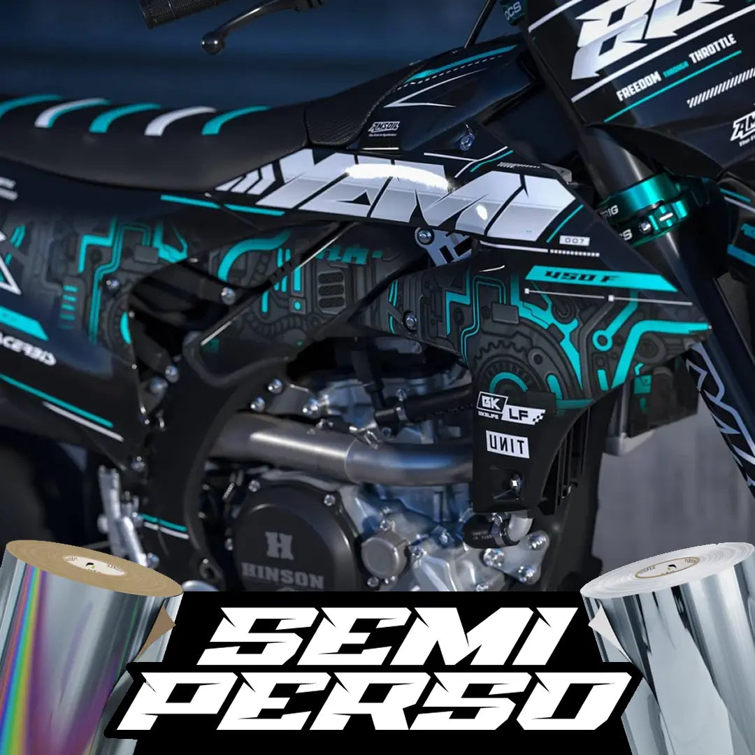 Kit déco Supermotard Techno Edition | Semi Personnalisable Fifty Design