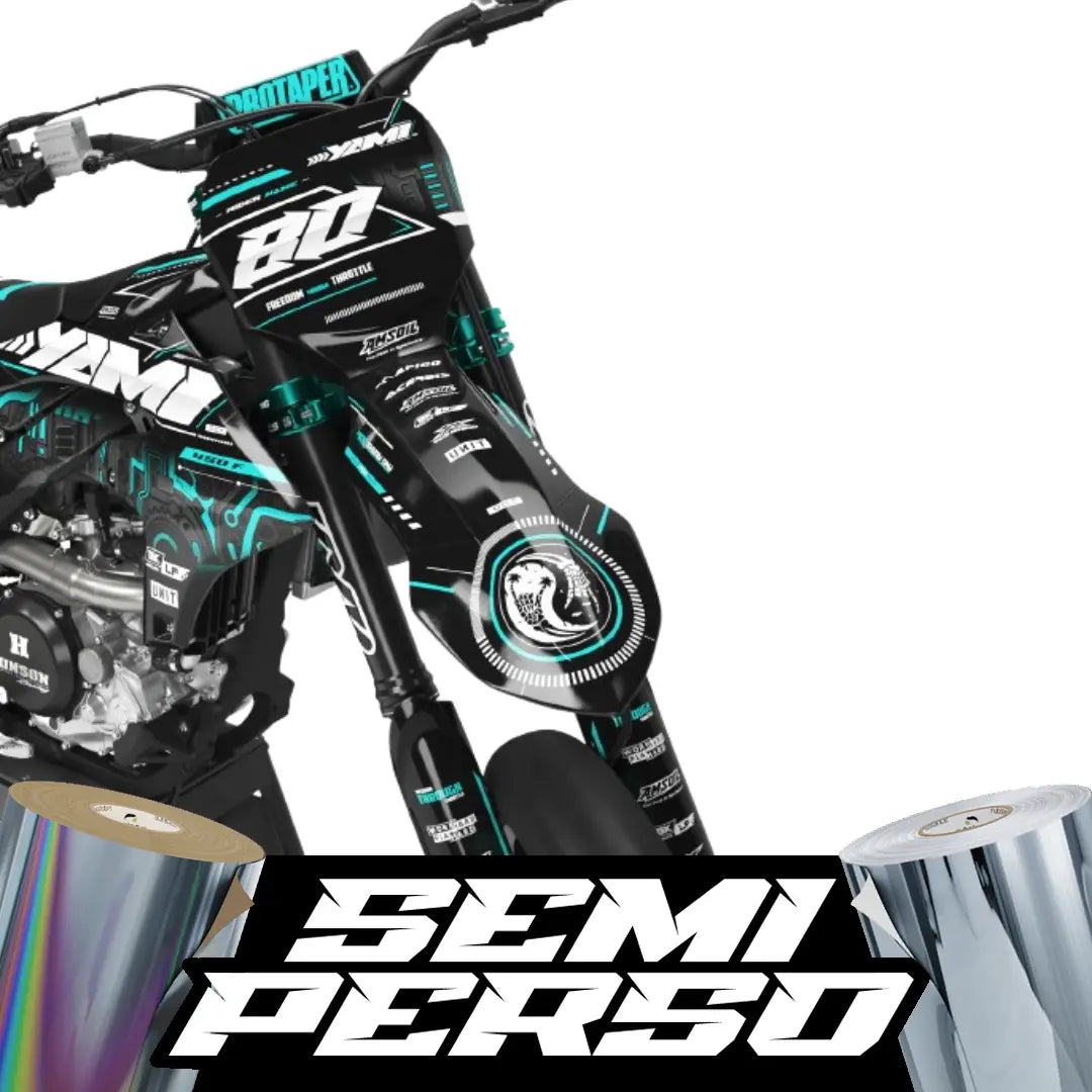 Kit déco Supermotard Techno Edition | Semi Personnalisable Fifty Design