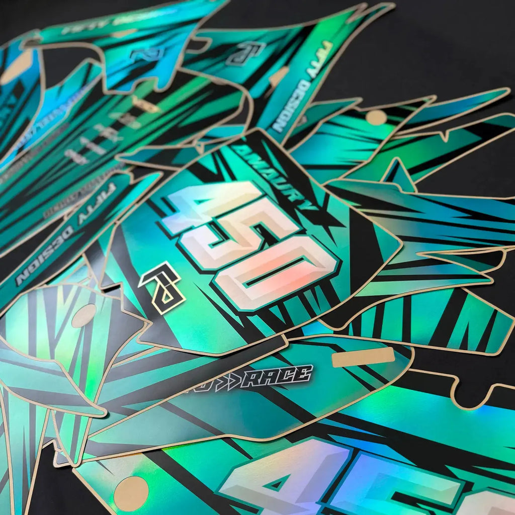 Dekorationsset Supermotard Brain Storm | Teilweise personalisierbar Fifty Design