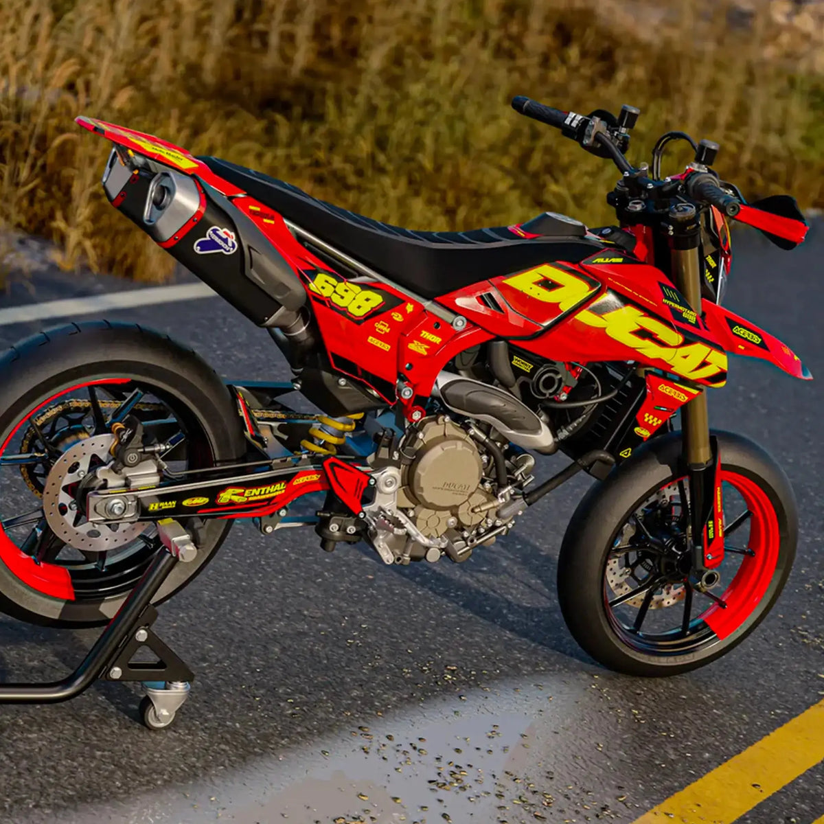 Ducati Supermoto Decal Kit - Ethna | Semi-Customizable Fifty Design