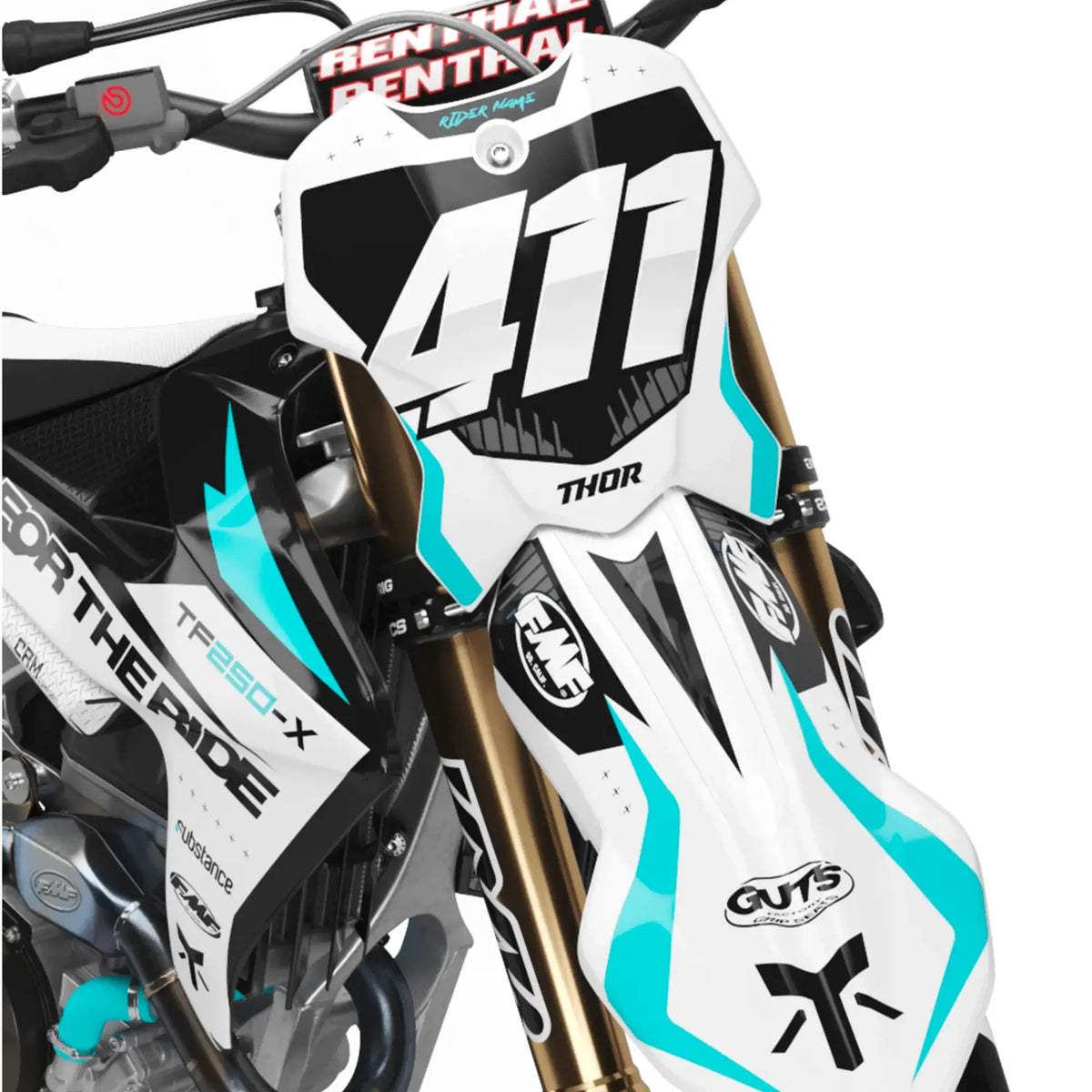 TX 250 / 450-F Decal Kit | Motocross Panthera Edition Fifty Design