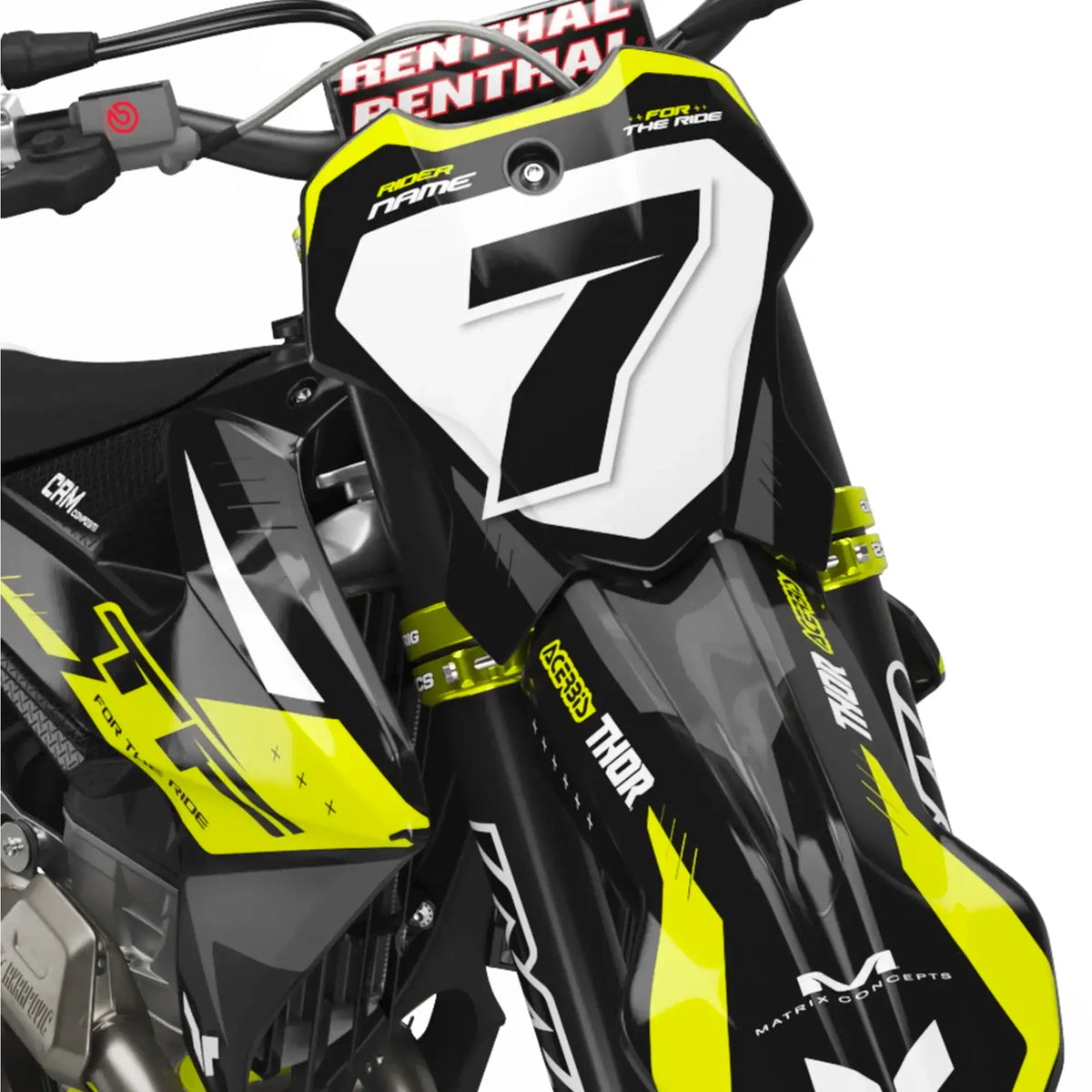 TX 250 / 450-F Decal Kit | Motocross Spectrum Edition Fifty Design