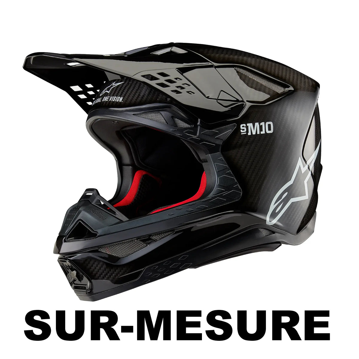 Kit déco de Casque Alpinestars SM10 - 100% Personnalisé Fifty Design