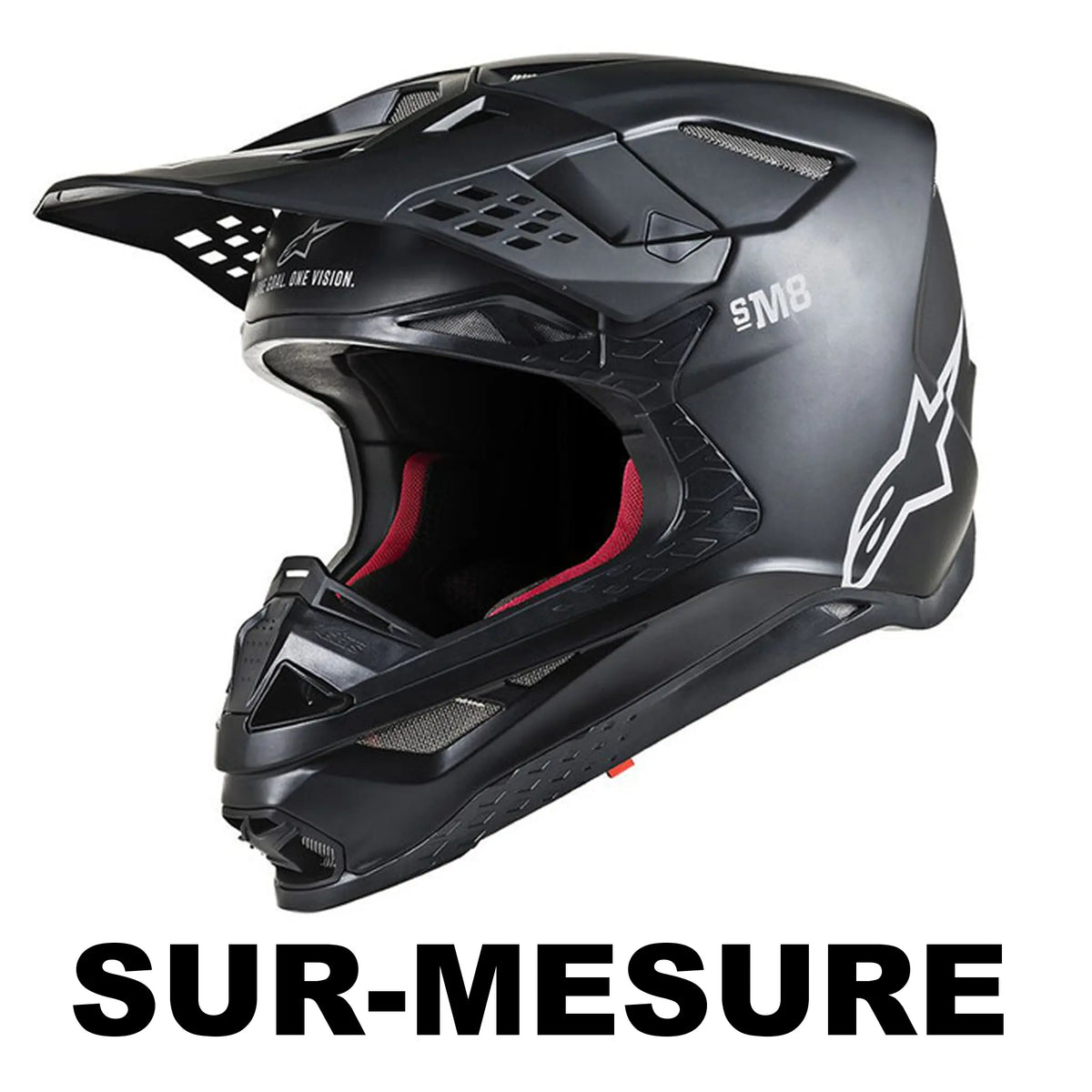 Kit déco de Casque Alpinestars SM8 - 100% Personnalisé Fifty Design