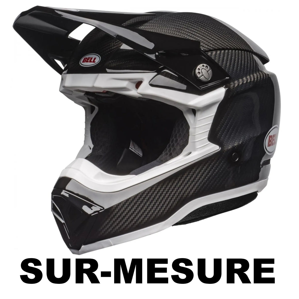 Kit déco de Casque BELL Moto 10 - 100% Personnalisé Fifty Design