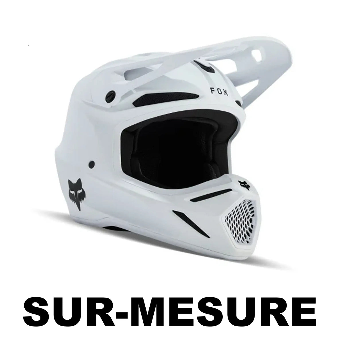 Kit déco de Casque FOX V3 2024+ - 100% Personnalisé Fifty Design