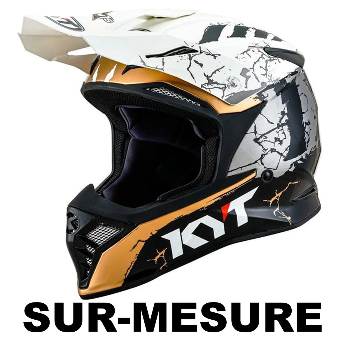 Kit déco de Casque KYT Skyhawk - 100% Personnalisé Fifty Design