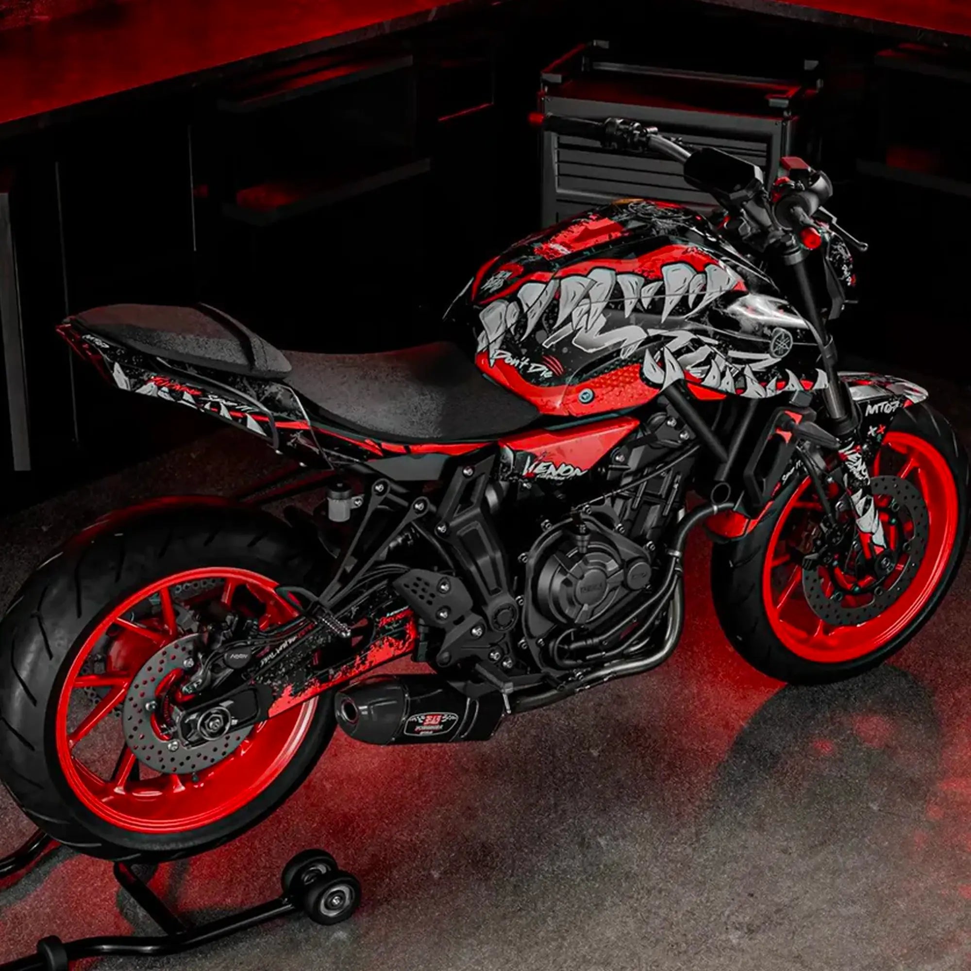 Kit déco moto Yamaha MT07 / FZ 07 | Venom Edition Fifty Design