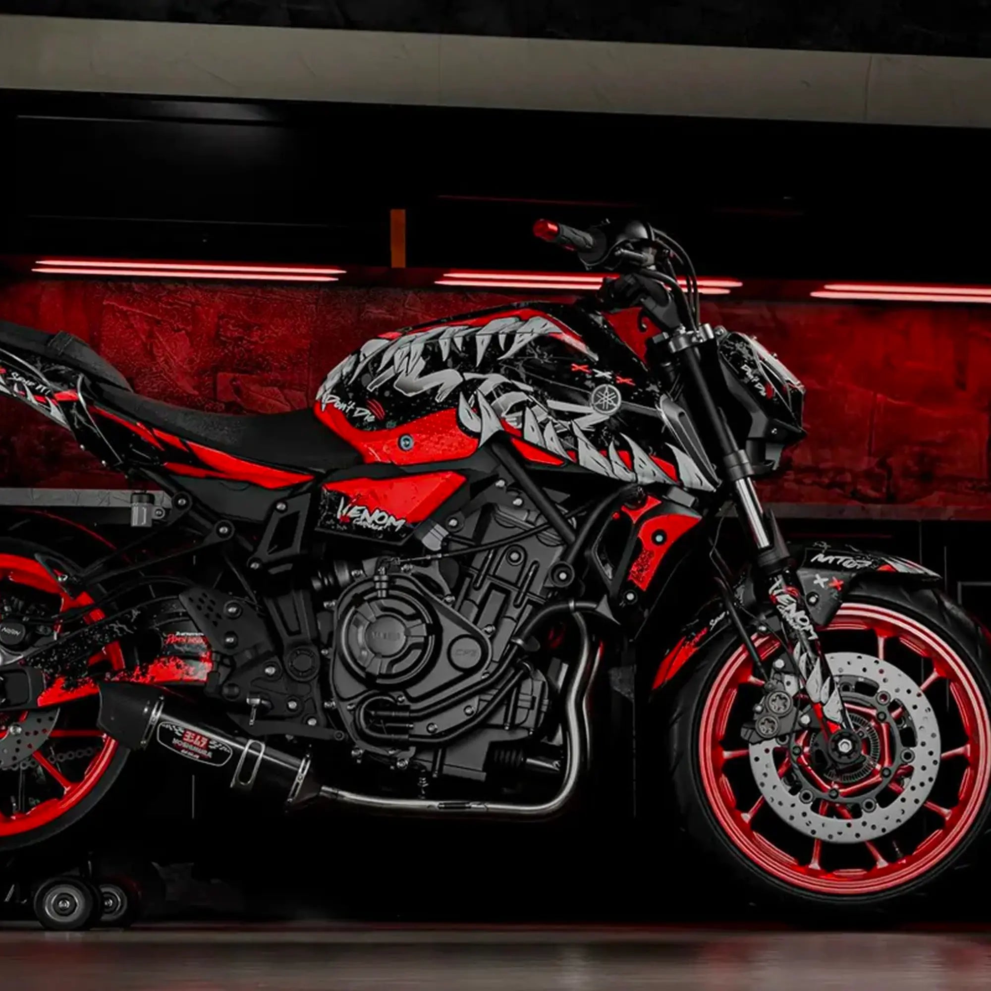 Kit déco moto Yamaha MT07 / FZ 07 | Venom Edition Fifty Design