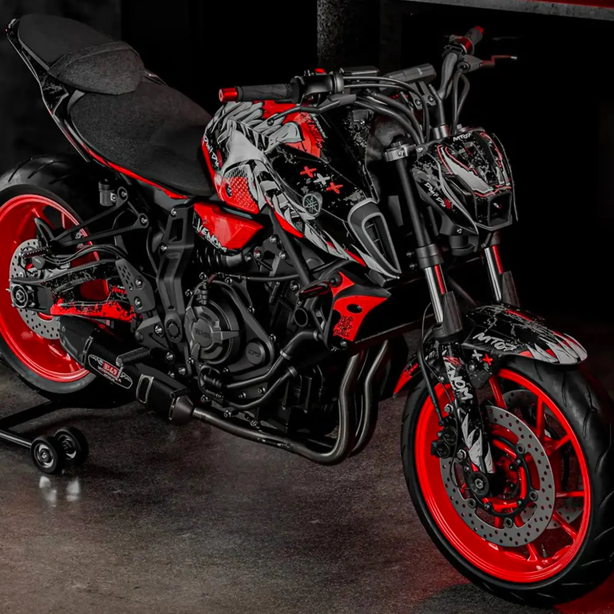 Kit déco moto Yamaha MT07 / FZ 07 | Venom Edition Fifty Design