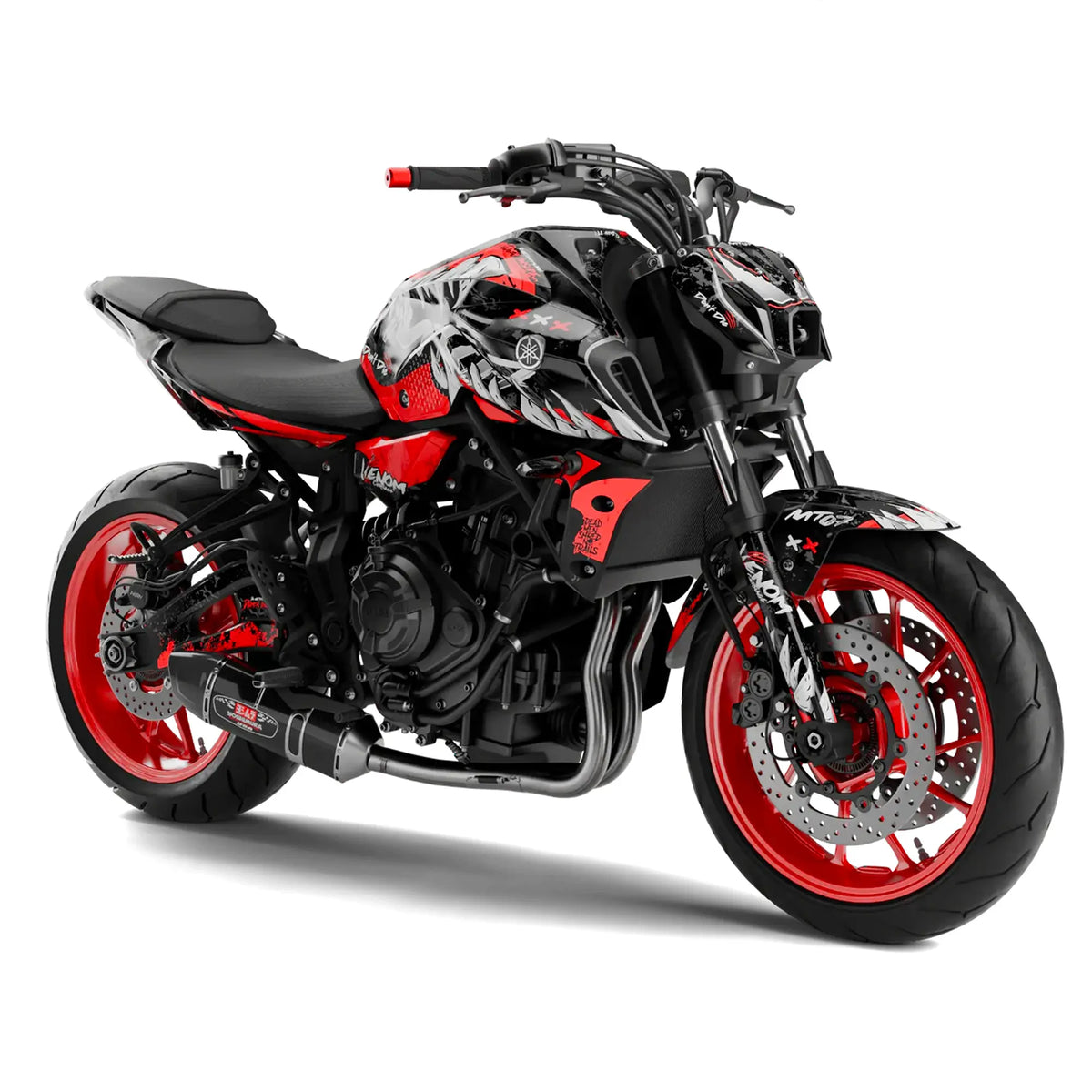 Kit déco moto Yamaha MT07 / FZ 07 | Venom Edition Fifty Design