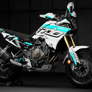 Kit déco moto Yamaha TENERE 700 | Aqua Edition Fifty Design