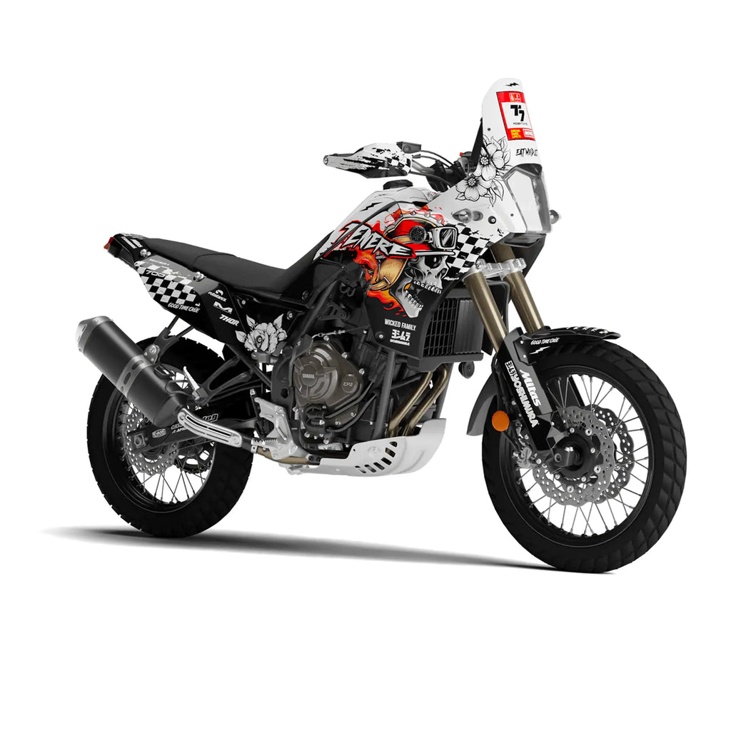Kit déco moto Yamaha TENERE 700 | Skull Edition Fifty Design