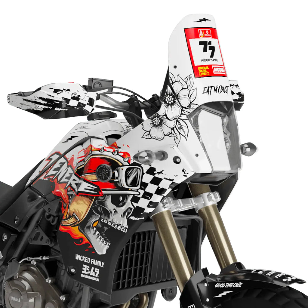 Kit déco moto Yamaha TENERE 700 | Skull Edition Fifty Design