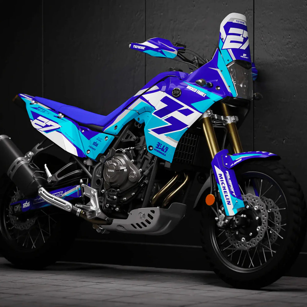 Kit déco moto Yamaha TENERE 700 | Watch Edition Fifty Design