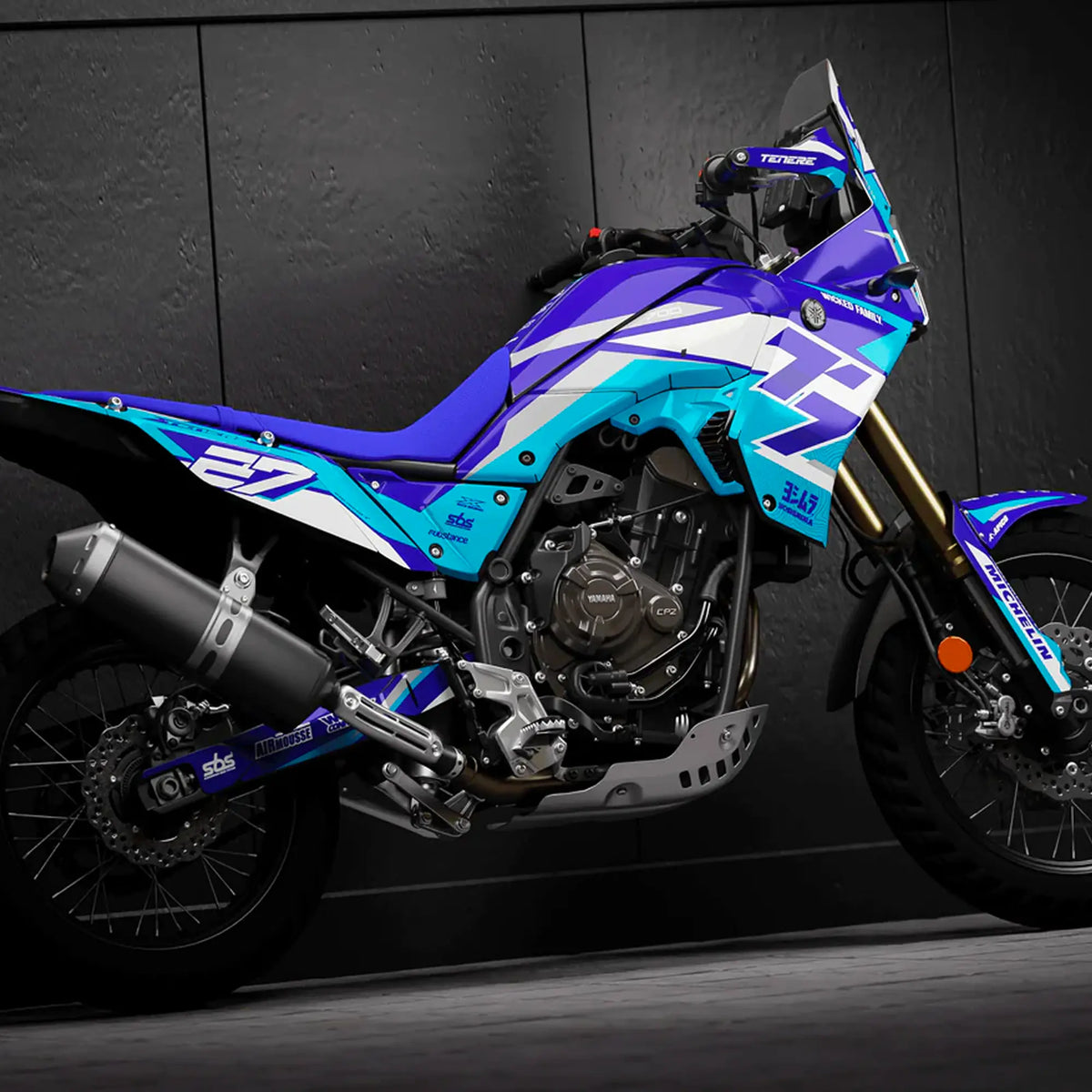 Kit déco moto Yamaha TENERE 700 | Watch Edition Fifty Design