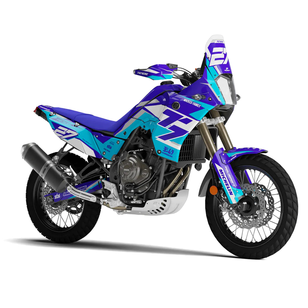 Kit déco moto Yamaha TENERE 700 | Watch Edition Fifty Design