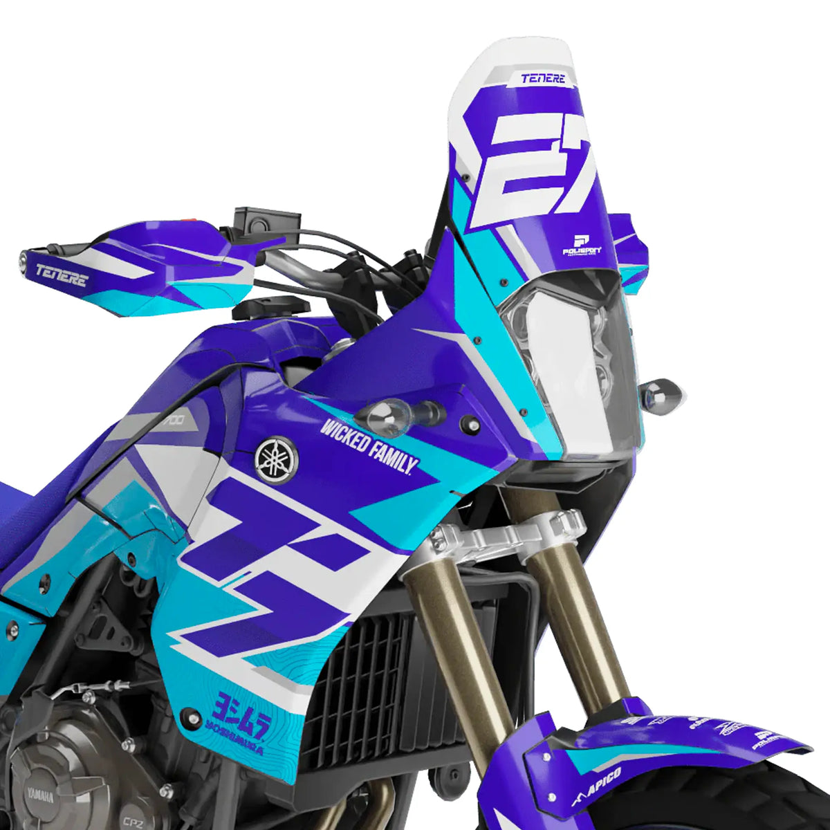 Kit déco moto Yamaha TENERE 700 | Watch Edition Fifty Design