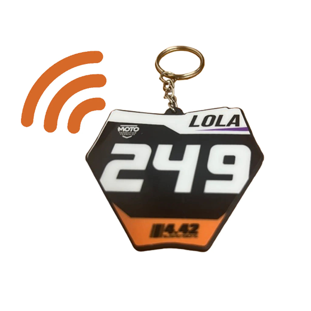 Connected Bike Keyring - Full Custom Fifty Design