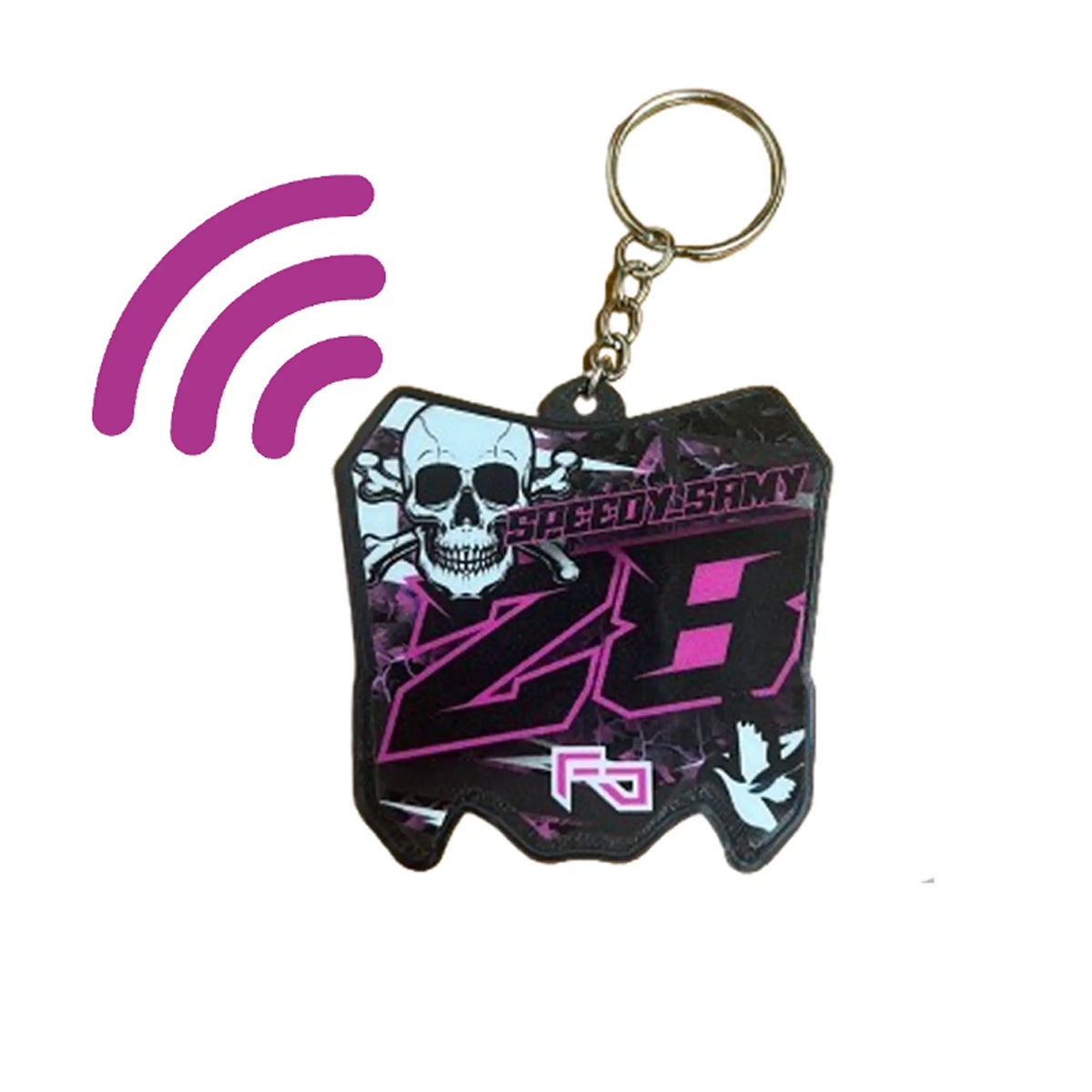 Porte-clés Moto  Connecté - 100% Personnalisé Fifty Design