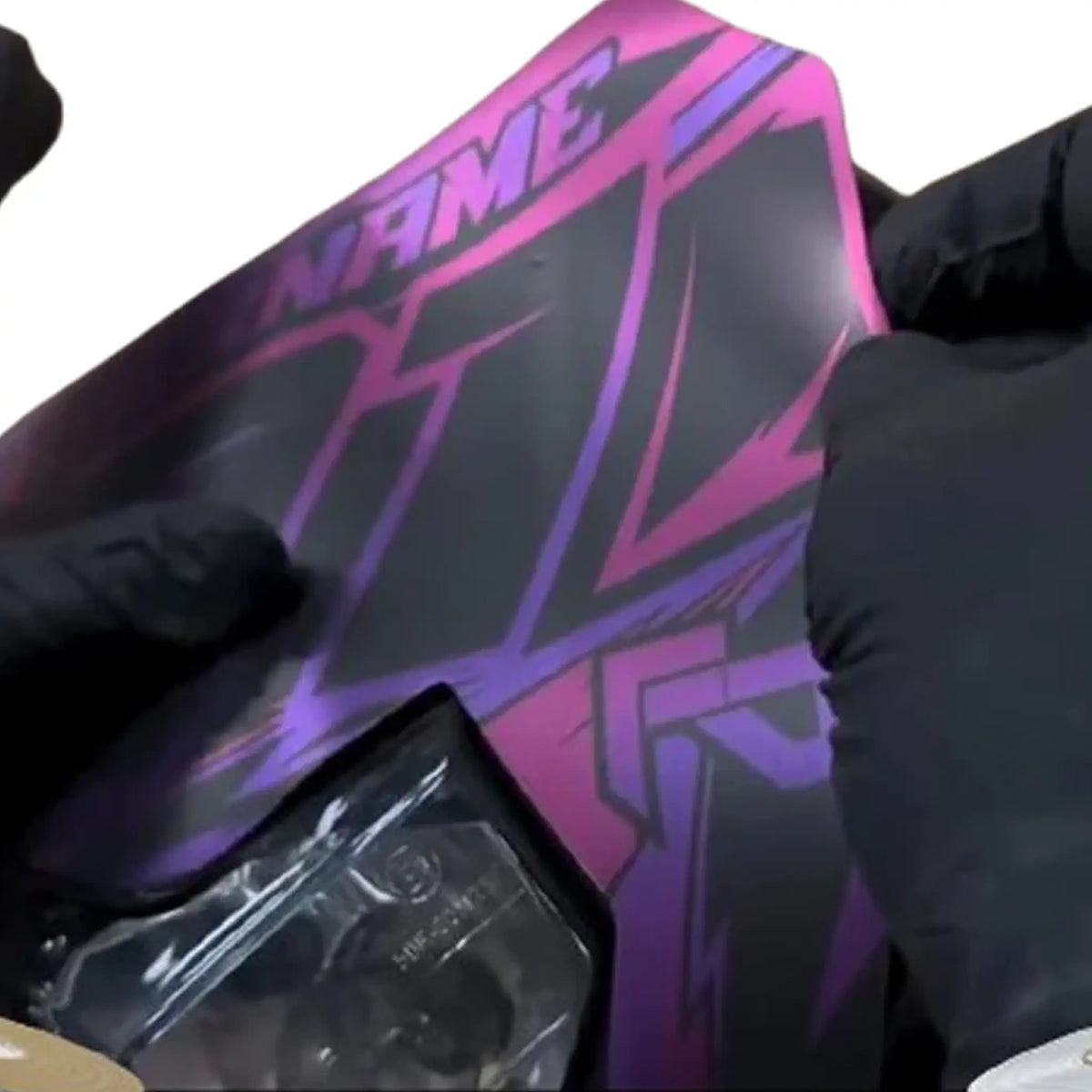 Pose de kit déco moto Fifty Design