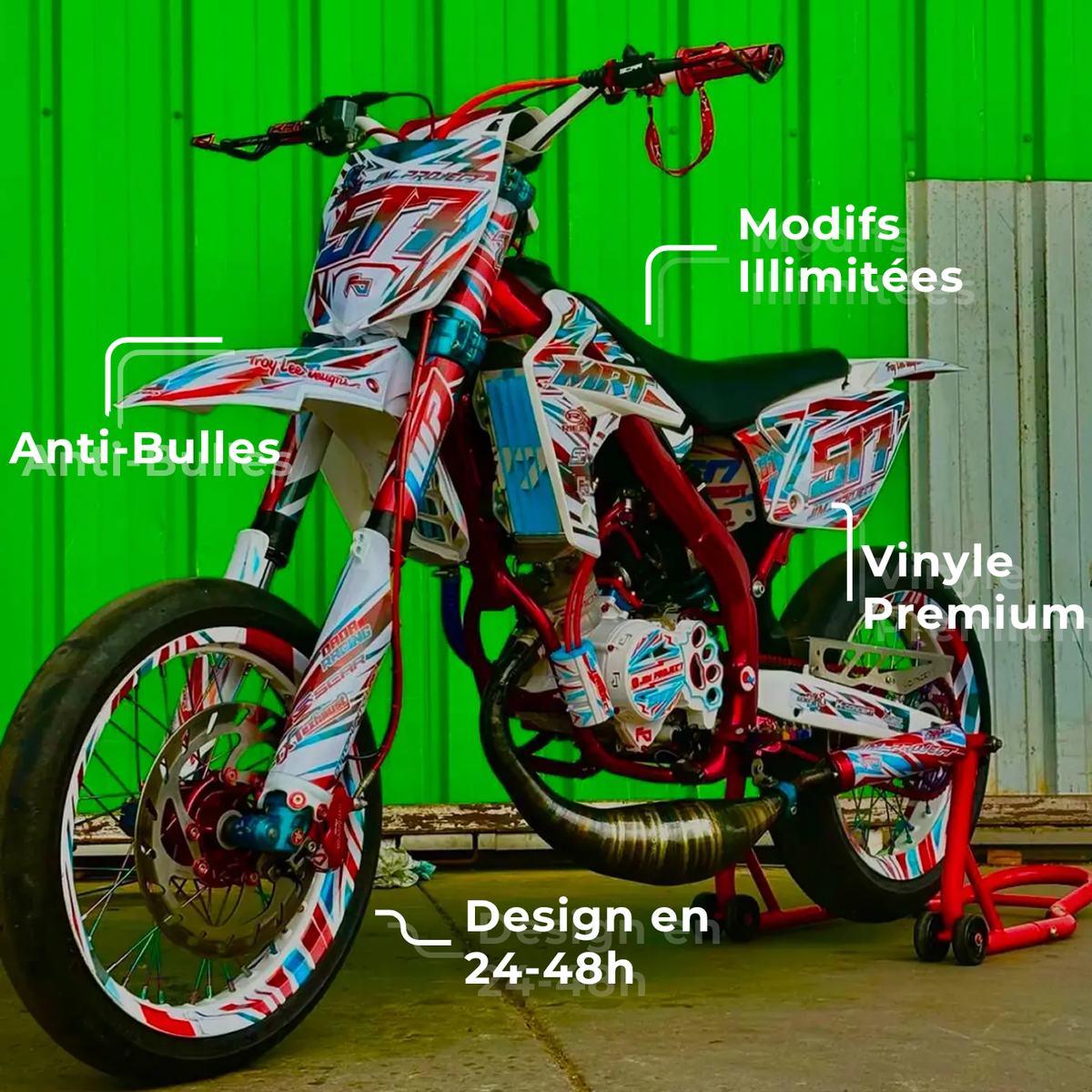 50cc Graphic Kit | Full Custom